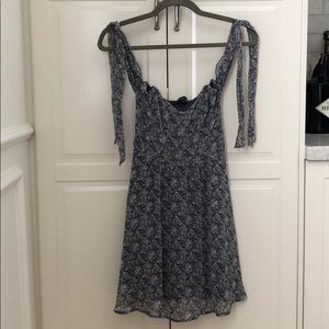 Off the Shoulder Floral Mini Dress